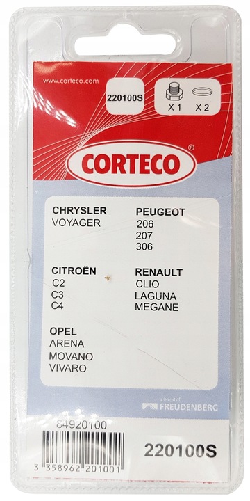 CORTECO PERNO SPUSTU ACEITES NISSAN QASHQAI 1.2 14- 