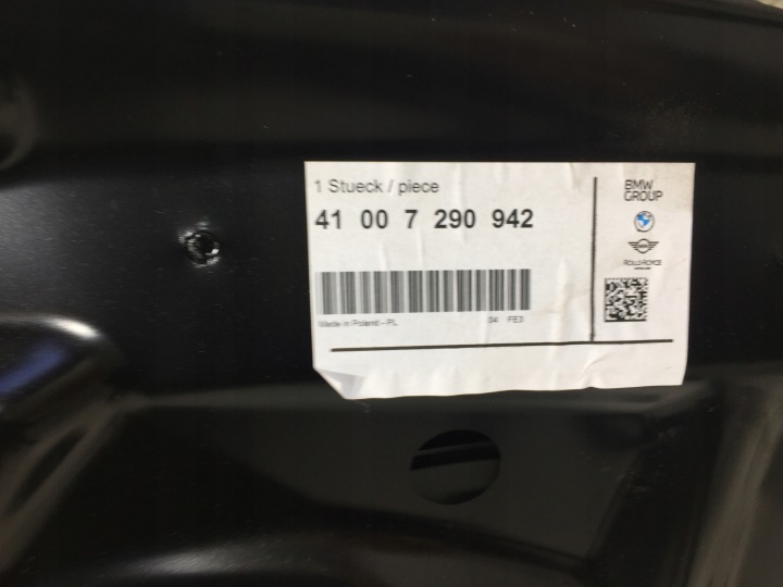BMW 1 F20 F21 F22 F23 11-19 CAPOT MOTEUR ORIGINAL 41007290942 NEUF