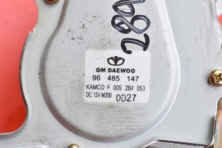 PETIT MOTEUR ESSUIE-GLACES ARRIÈRE 96485147 CHEVROLET MATIZ 2 II 05-08