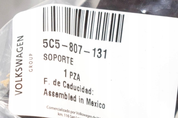 VOLKSWAGEN BEETLE A5 PARE-CHOCS ARRIÈRE GAUCHE SUPPORT NEUF ORIGINAL 5C5807131