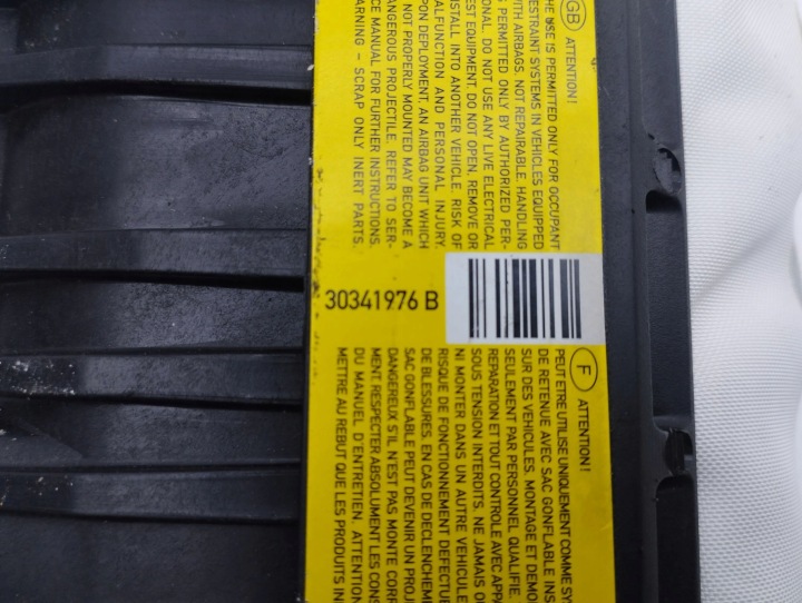 VOLKSWAGEN PASSAT B6 2008 COUSSIN SÉCURITÉ AIRBAG PASSAGER