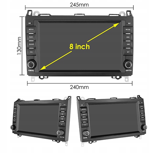 VW CRAFTER RADIO ANDROID GPS WIFI CARPLAY 6/128GB 