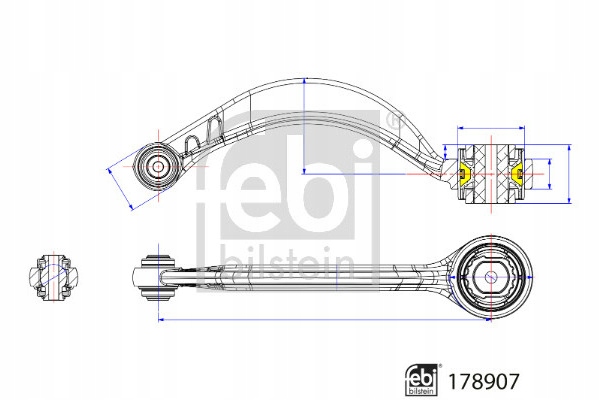 LEVIER SUSPENSIONS ROUES AVANT FEBI BILSTEIN 178907 photo 5 - milautoparts-fr.ukrlive.com