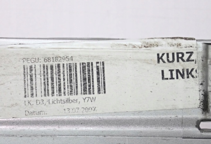REVÊTEMENT SEUIL GAUCHE LY7W AUDI A8 D3 4E0853859G
