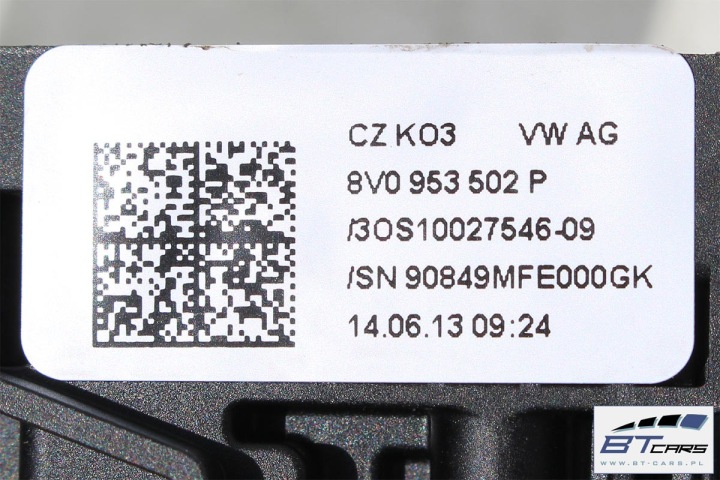 AUDI A3 MANETTES MANETTE 8V0953521DP 8V0953502P RÉGULATEUR DE VITESSE 8V0 953 502 DROIT 8V0