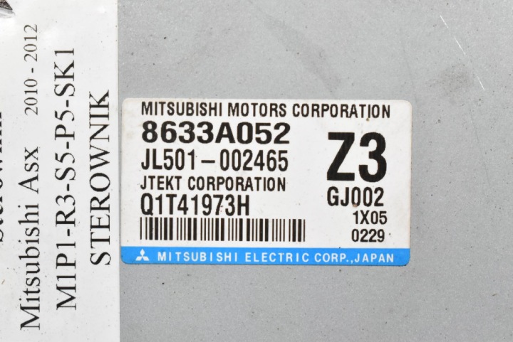 CONTRÔLEUR MODULE AMPLIFICATEUR 8633A052 MITSUBISHI ASX 1 I 1.8 DID 147KM 10-12