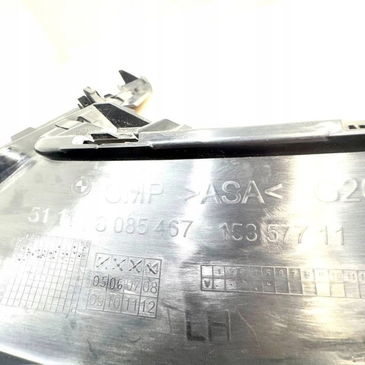 MOULURE PARE-CHOCS AVANT GAUCHE CÔTÉ BMW 3 G20 G21 8085467