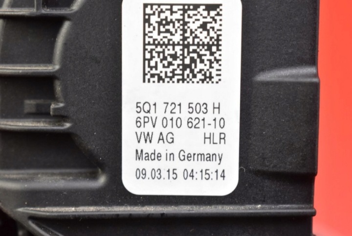 POTENTIOMÈTRE PÉDALE GAZ EUROPE 5Q1721503H SKODA OCTAVIA 3 III 1.2 TSI 105 KM