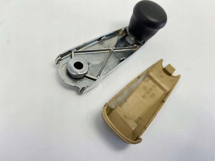 MANIVELLE BIELLE OUVERTURE VITRES COULEUR CRÈME MERCEDES W126 W124 W201 2017680136