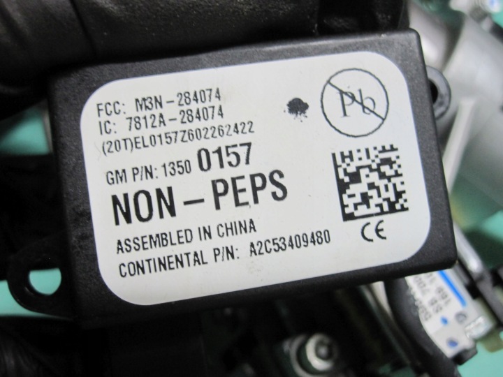 OPEL ASTRA J IV 11R COLONNE DIRECTION CONTACTEUR D'ALLUMAGE 13328668 13500157 20939745