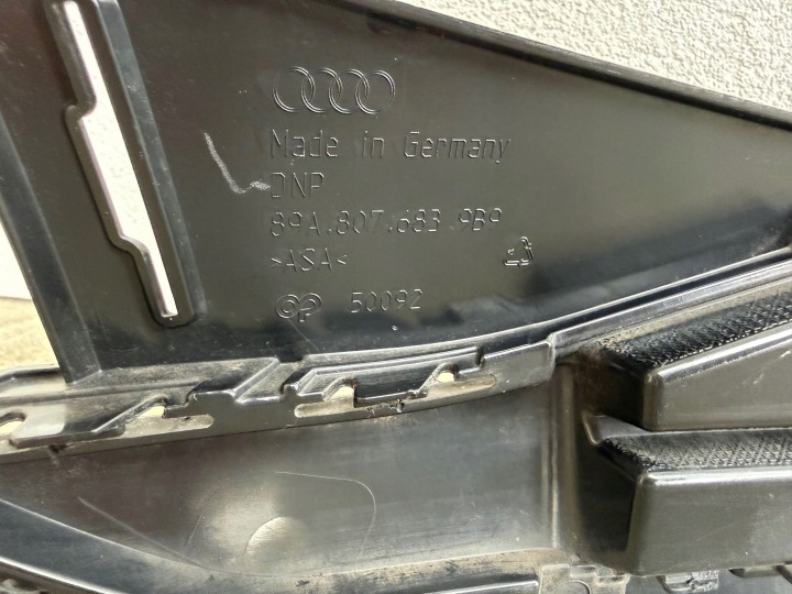 AUDI Q4 SPORTBACK E-TRON GRILLE PARE-CHOCS AVANT 89A807683
