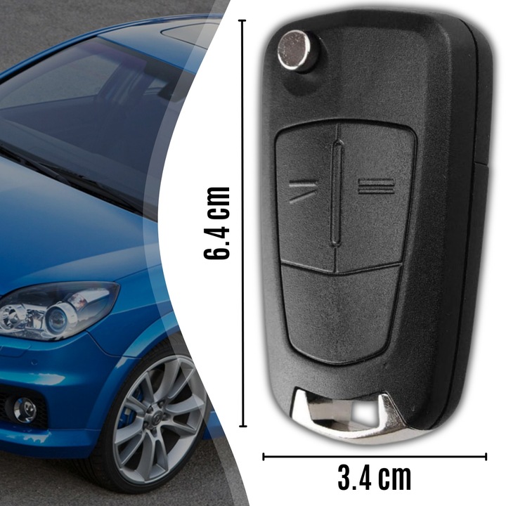 CASING KEY REMOTE CONTROL OPEL ASTRA H VECTRA C ZAFIRA 2 BUTTONS KEYS 