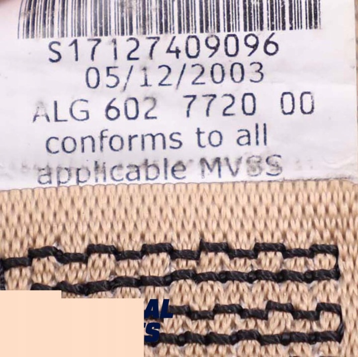 BMW SERII 5 E60 E61 LIMITEUR SILY TENSION COURROIE GAUCHE AVANT SANS 7127409