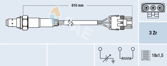 FAE 77118 SONDA LAMBDA 