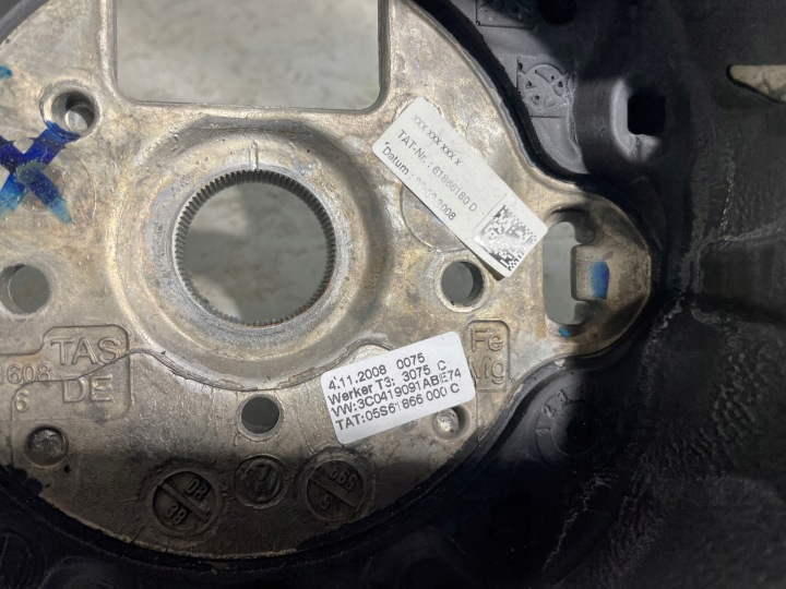 VW PASSAT B6 VOLANT CUIR MULTIFONCTION 3C0419091AB EUROPE ORIGINAL