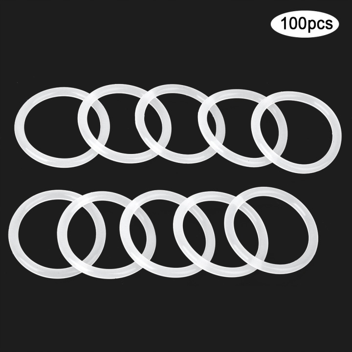BLANC SILICONE BAGUE À 100PCS RÉSISTANT À L'EAU VIS ÉTANCHÉITÉ 32X3MM HIGH TEMP