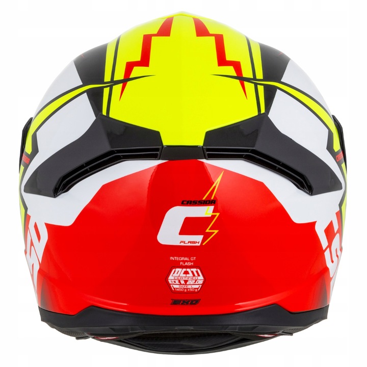 CASSIDA CASCO PARA MOTOCICLETA WLOKNO GT+CZARNA VENTANAS XS 