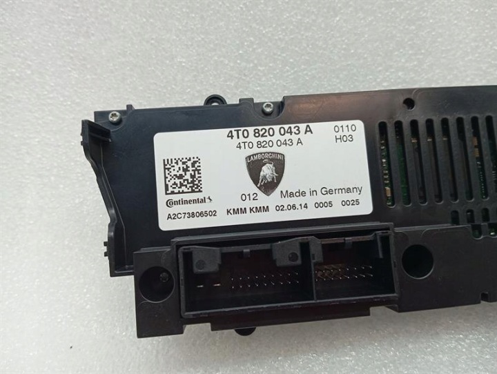 LAMBORGHINI HURACAN LP 610-4 AUTO CLIMATE CONTROL 4T0820043A PANNEAU A/C
