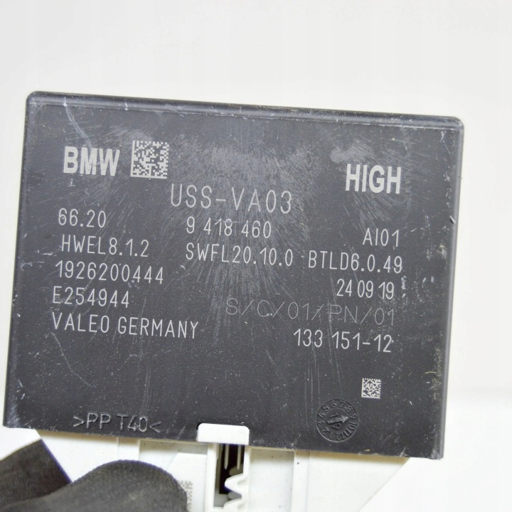 BMW X3M F97 2019 CONTRÔLEUR MODULE STATIONNEMENT PDC