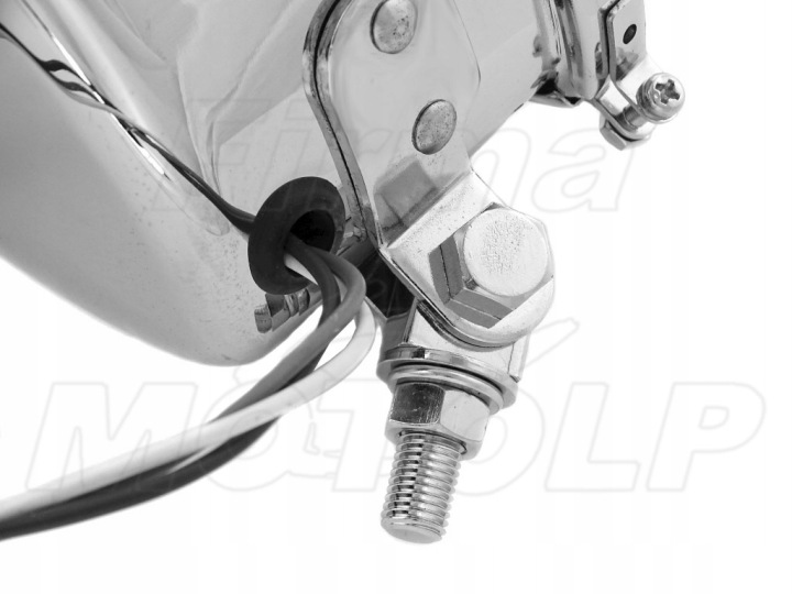 PHARES LIGHTBARY TROJKATNE PHARES SUPPLÉMENTAIRE AVANT CHROME MÉTAL