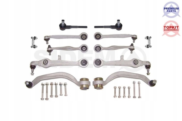 BRAS DE SUSPENSION DROIT AUDI A4 04-08 KIT LACZ+KONC SIDEM