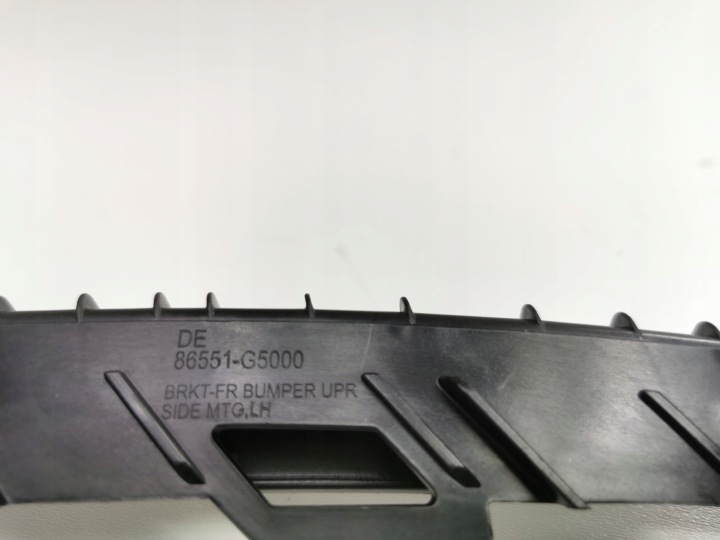 SUPPORT GLISSIÈRE PARE-CHOCS SUPÉRIEUR GAUCHE AVANT KIA NITRO 2017- OE 86551 G5000