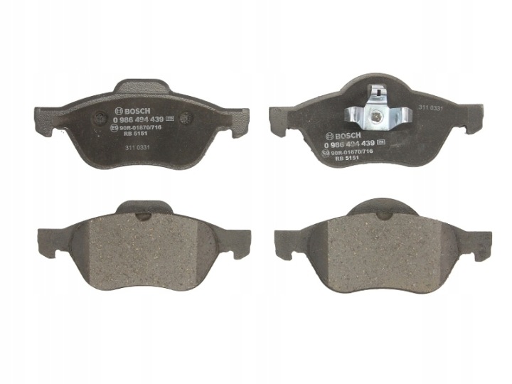 BOSCH PLAQUETTES FREIN RENAULT AVANT MEGANE 05- 0 986 494 439