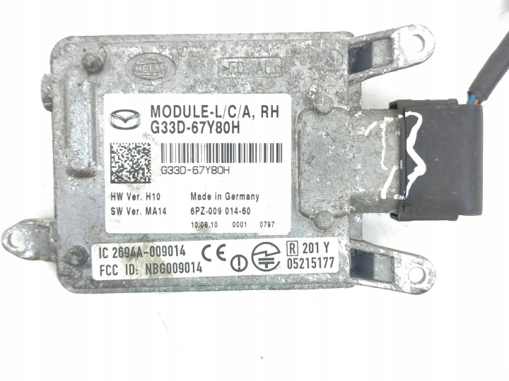 MAZDA CX-7 MODULE MONITOROWANIA MORT ZONES (BSM/BLIS) 2010 G33D67Y80H
