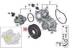 BMW E70 SUV WATER PUMP PULLEY 7545295 11517545295 OEM