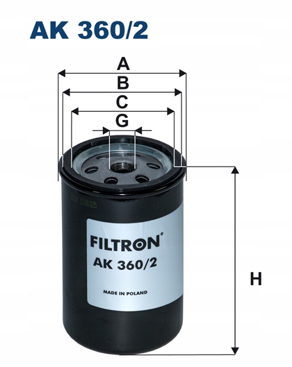 FILTRE AIR FILTRON AK 360/2 AK3602