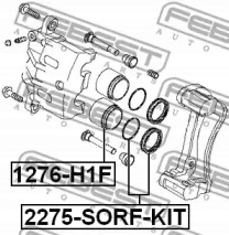 TLOCZEK, SOPORTE FRENOS KIA HYUNDAI FEBEST 