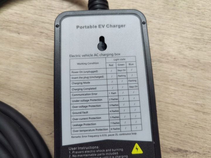 CHARGEUR 13A/16A 230V USA TYP1 VERS SMART VW AUDI HONDA MINI PEUGEOT WALLBOX