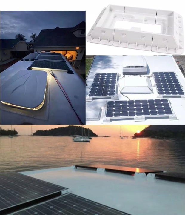 POIGNÉES NAROZNE FIXATION VERS PANNEAUX SOLARNYCH CAMPING-CAR LODZI REMORQUES SOLAR