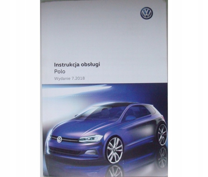 VW POLO VI 2017-2020 POLSKA MANUAL MANTENIMIENTO KOLOROWA VW POLO 2018 AÑO 