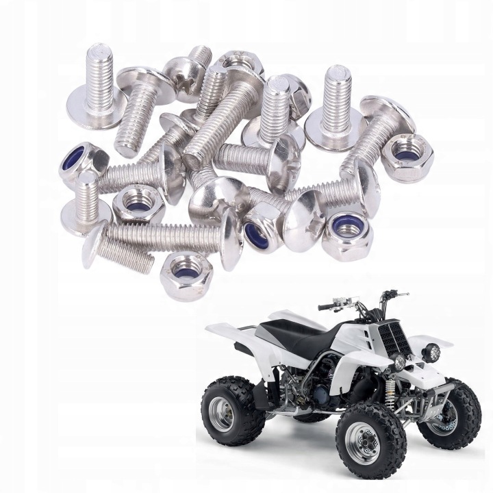 25PCS MOTOCYCLETTE MOTCYCLE BOTGUARD WARTOSC SRUBOWA KIT BOULONS AVEC DT
