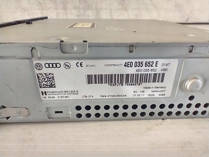AUDI A4 B8 A5 8T UNITÉ LECTEUR DE CARTE KART SD MMI NAVIGATION GPS 8T2035666E