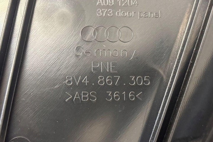 COLLECTEUR ARRIÈRE GAUCHES PORTES AUDI A3 SPORTBACK (8VA, 8VF) 8V4867305 2.0L