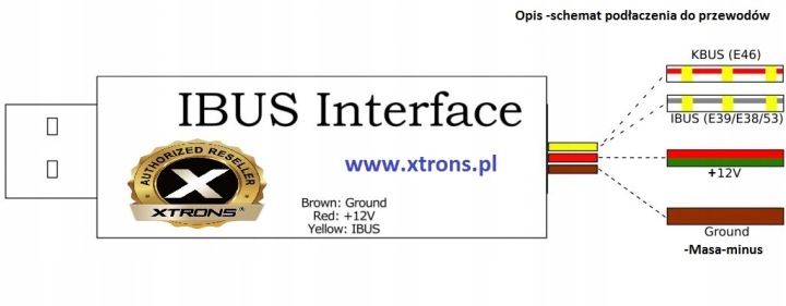 IBUS INTERFACE ANDROID RADIO BMW-E39/38/E53/E46/Z4