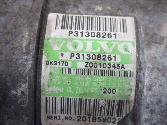 VOLVO S60 2.4TD COMPRESSEUR DE CLIMATISATION P31308261