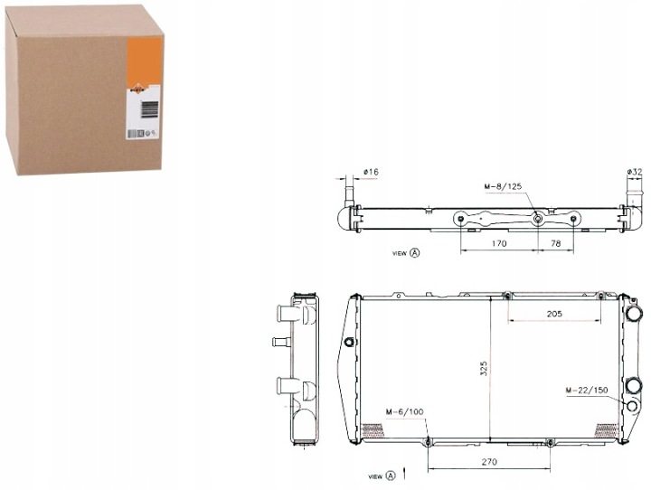 RADIATEUR EAU NRF 51311 RADIATEUR SYSTÈME REFROIDISSEMENT MOTEUR