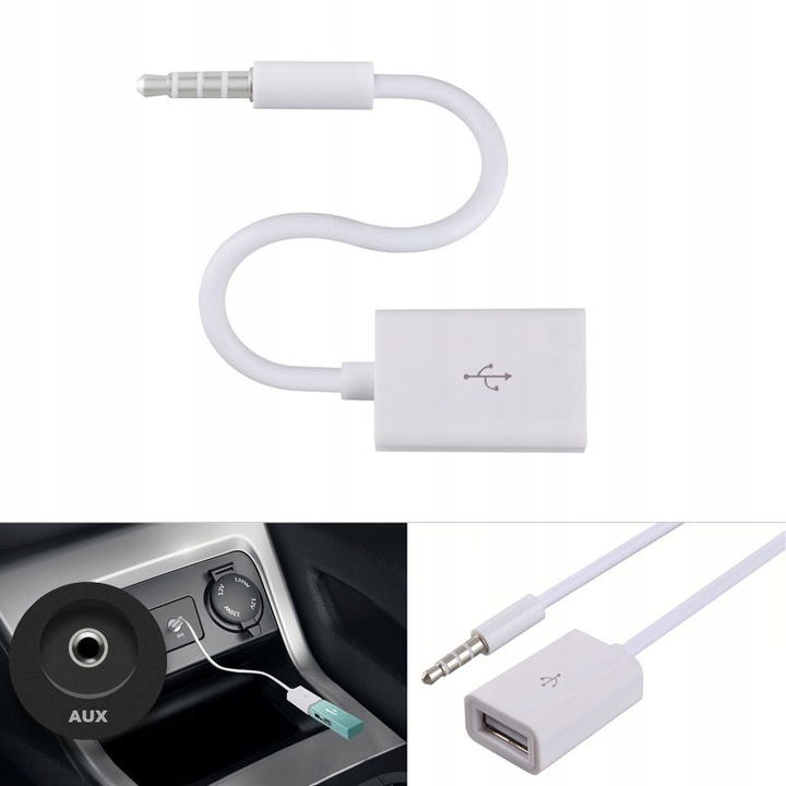 AUX AUDIO JACK CABLE CONVERTEDOR MERCEDES W204 W2 