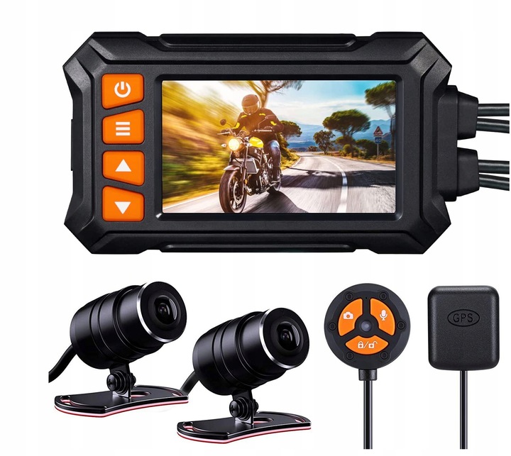 VIDEO GRABADORA DE VÍDEO PARA MOTOCICLETA GPS WIFI FHD 1080P 