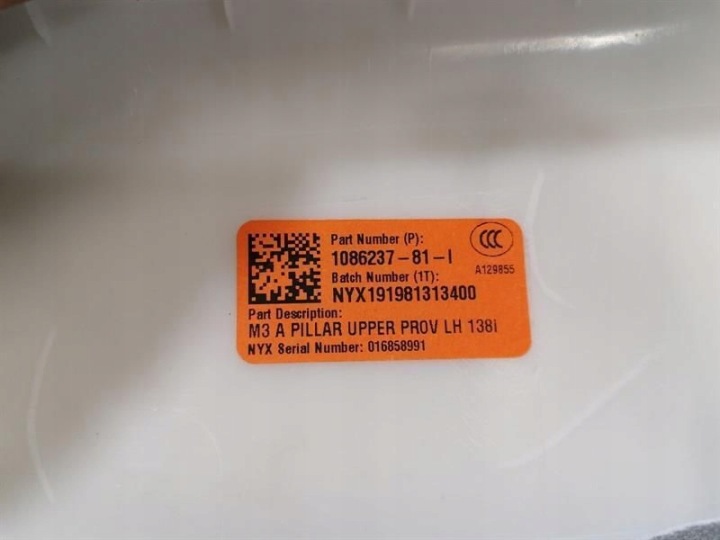 KIT PROTECTIONS SUPPORTS TESLA MODÈLE 3 A 1086241-81-I KIT CARÉNAGE SUPPORTS