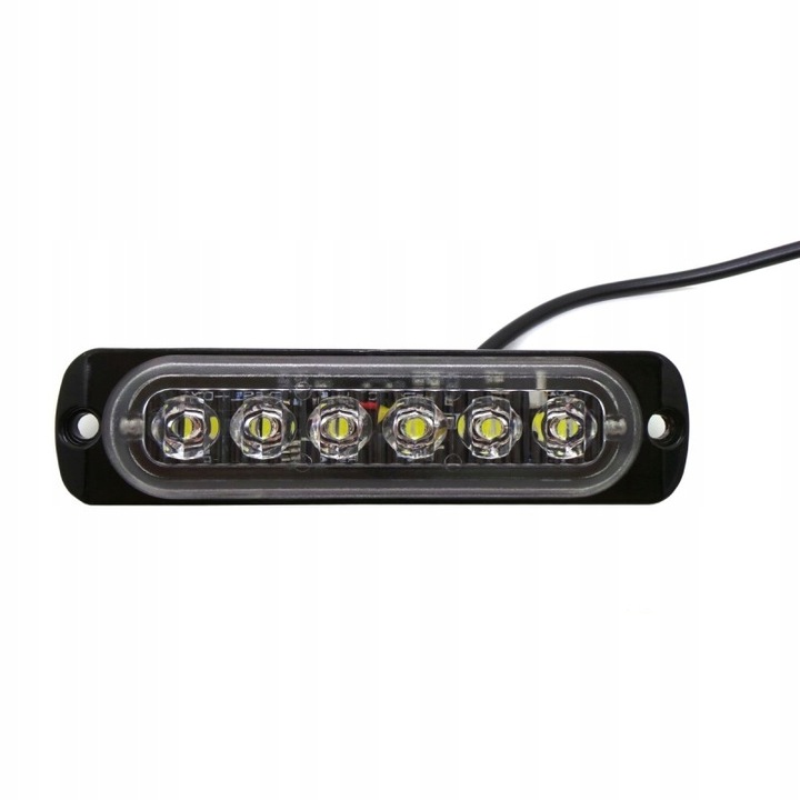 ŽIBINTAS ŽIBINTAS ATBULINIAI 6 LED 12V-24V, BALTA nuotrauka 8