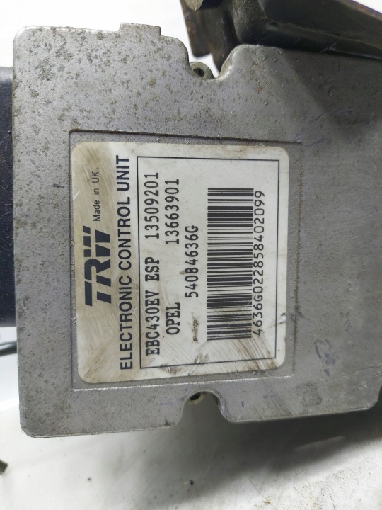 POMPE ABS 13509201 09191497 OPEL VECTRA C