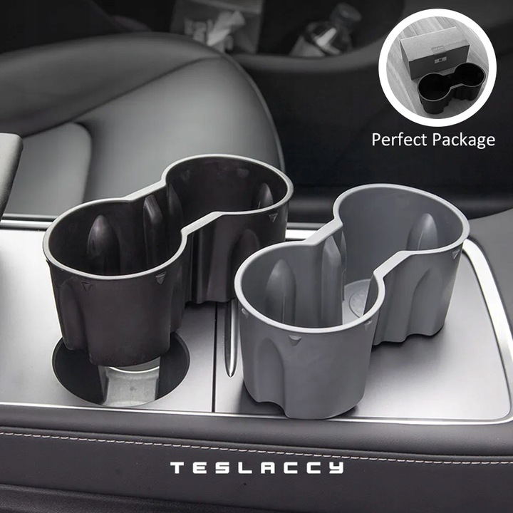 SOPORTE VASO WODNEGO PARA TESLI MODELO 3 Y CENTER CONSOLE ACCESORIOS SIN POSLI 