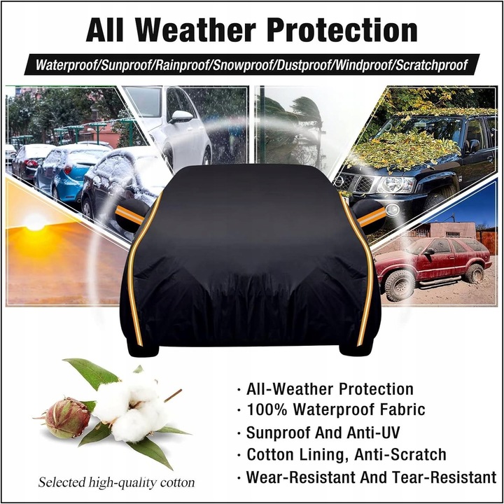 IMPERMEABLE FORRO AL AUTO KOMPATYBILNY CON AUDI TT HERMÉTICO GRANDE 