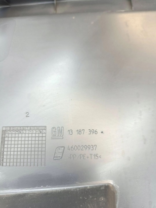 OPEL CORSA D 2007 BRODERIE GARNITURE ARRIÈRE COUVERCLES DE COFFRE COUVERCLES DE COFFRE