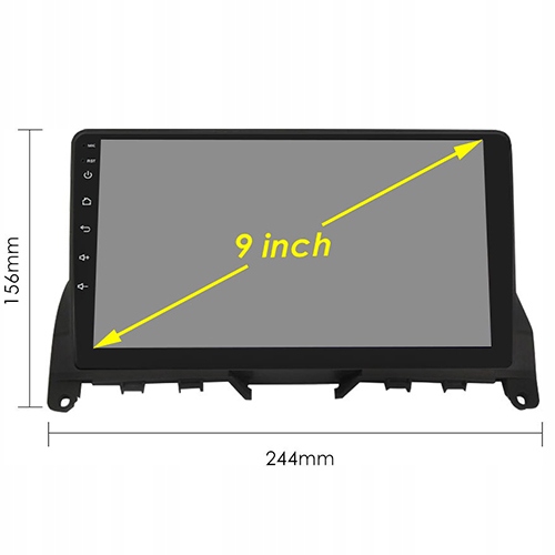 RADIO BT ANDROID MERCEDES GASOLINA C W204 S204 2/32GB 