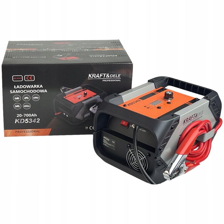 CHARGEUR INWERTOROWY AKUMULATOROWY AVEC ROZRUCHEM 220A 12/24V CHARGEUR 85A